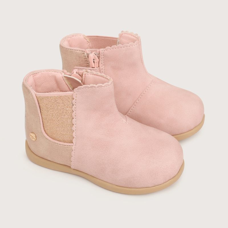 OPALINE - Bootie de niña rosado (18 a 21)