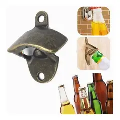 KUANGYE - Destapador Botellas Cerveza Rustico Pared Metálico Pack X10