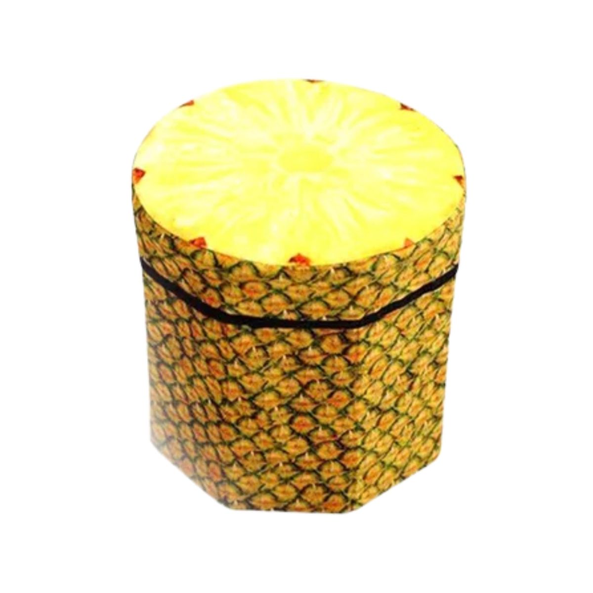 OEM - Puff Silla Cubo Organizador Plegable Almacenamiento Moderno Diseño De Piña