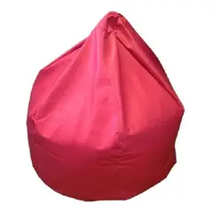 REHUCE - Puff eco cuero tamaño XL - Fucsia