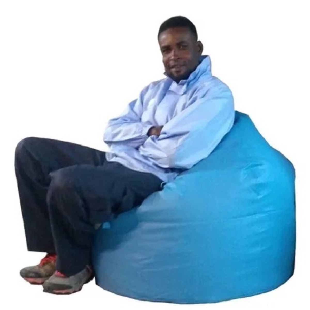 REHUCE - Puff XL Cuerina Color Calipso