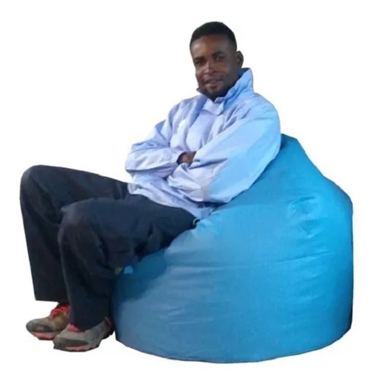 REHUCE - Puff XL Cuerina Color Calipso