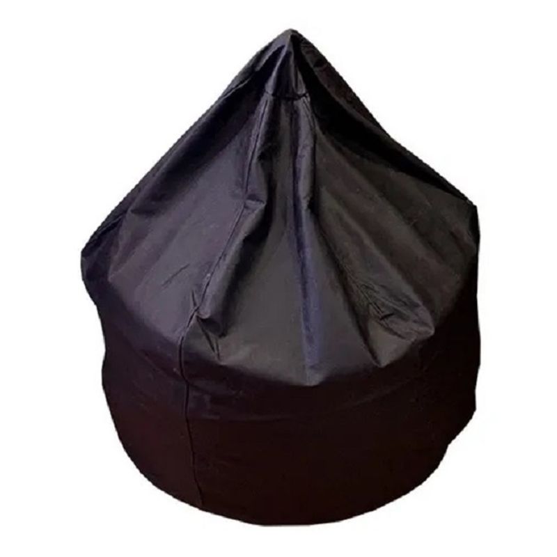 REHUCE - Puff eco cuero tamaño XL - Cafe