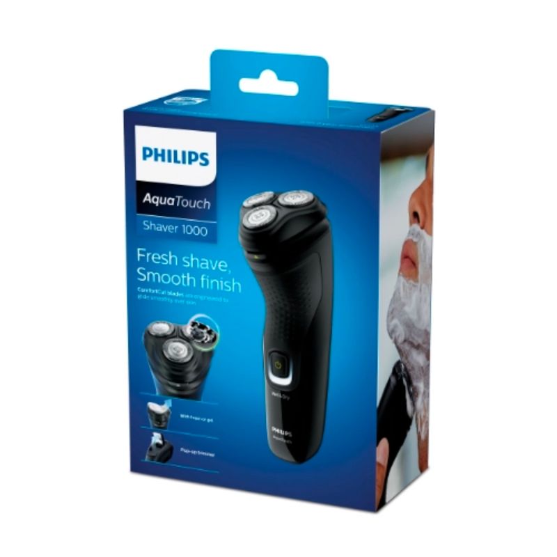 PHILIPS - Philips Afeitadora En Seco y Húmedo AquaTouch 1000 S1223/41