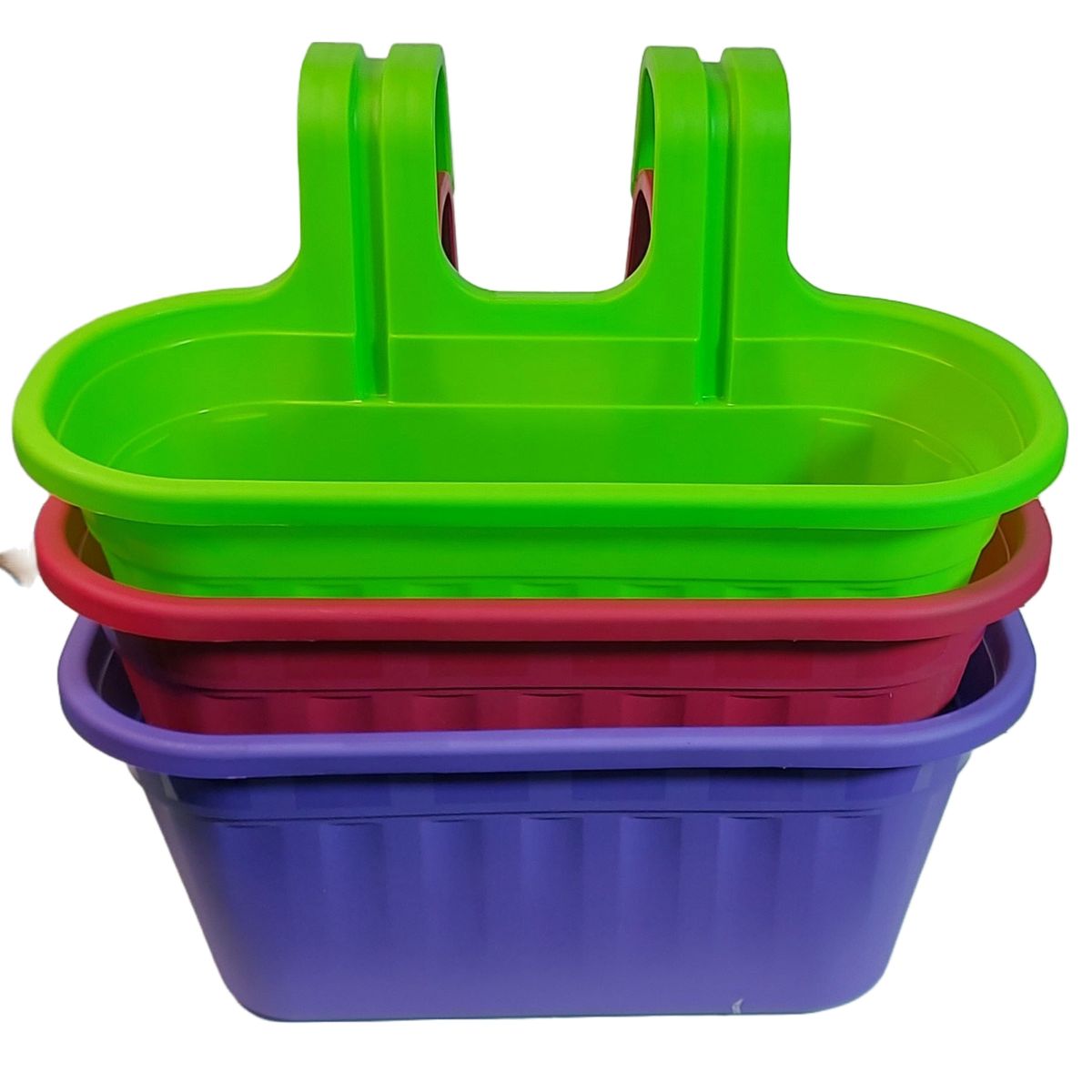 NO LOGO - macetero colgante balcón 40 cm. pack x 10