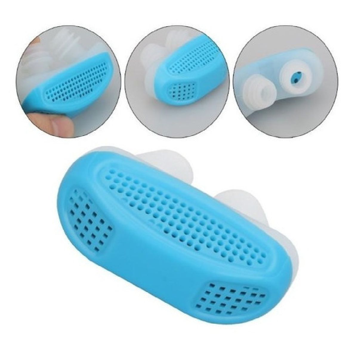 UNIVERSAL - ANTI RONQUIDOS DILATADORES NASALES 2 EN 1 CON PURIFICADOR