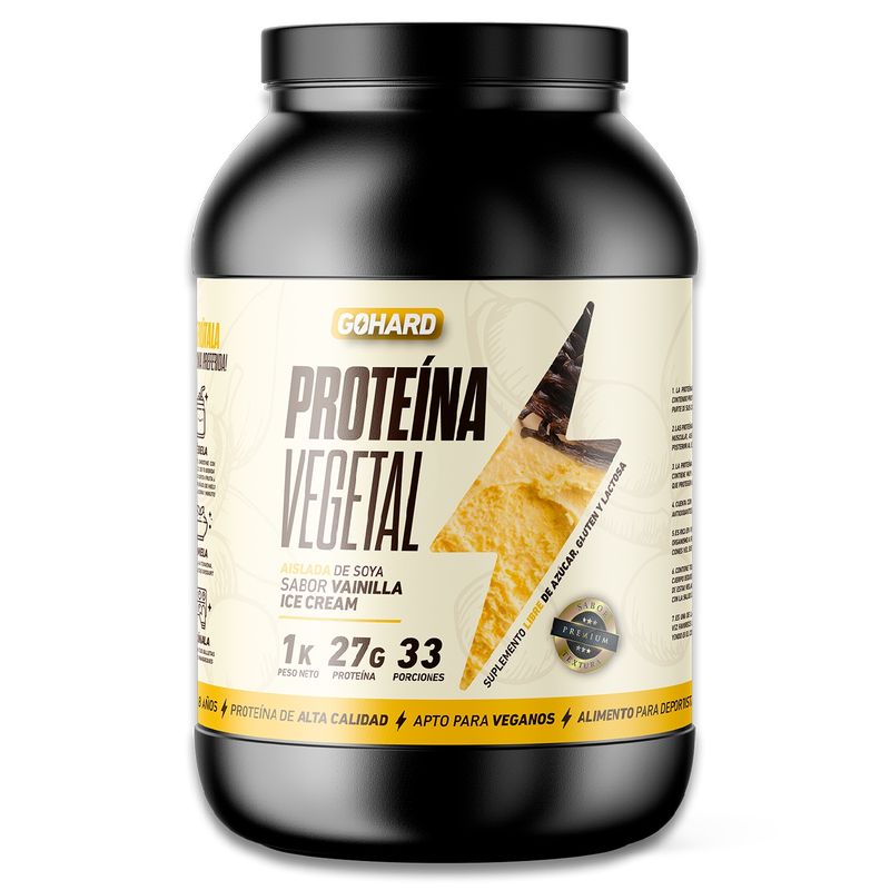 GOHARD - Proteina Vegetal Gohard 1 Kg Sabor Vainilla