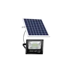 GENERICO - Foco Reflector Solar Interior Y Exterior 300w Panel Separado.