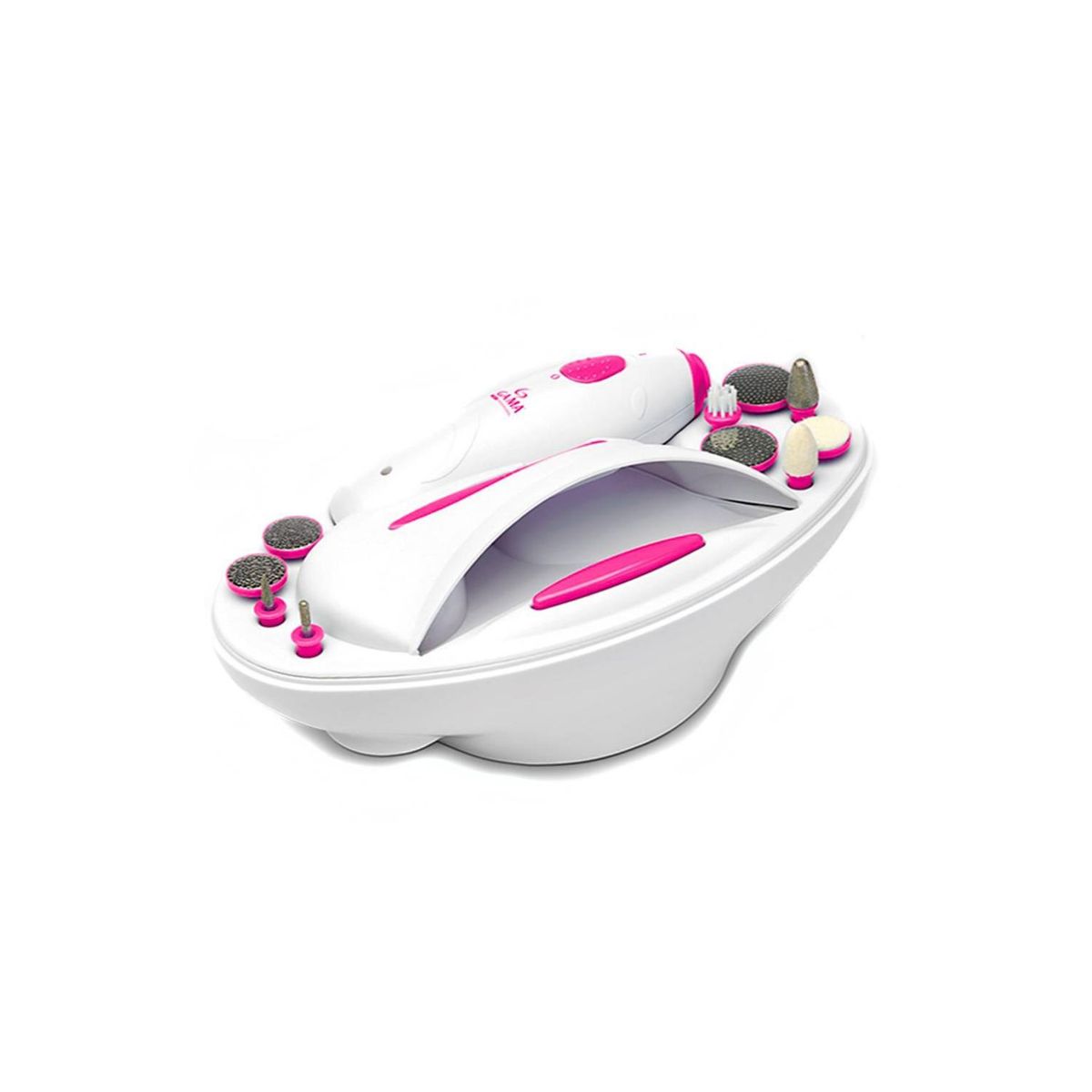 GAMA - Kit 11 En 1 Manicure Pedicure Secador De Uñas Nail Spa Gama