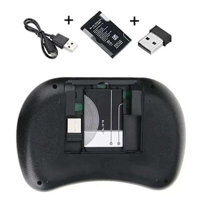 GENERICO - Mini Teclado Inalambrico Retroiluminado Touchpad Smart Tv Usb