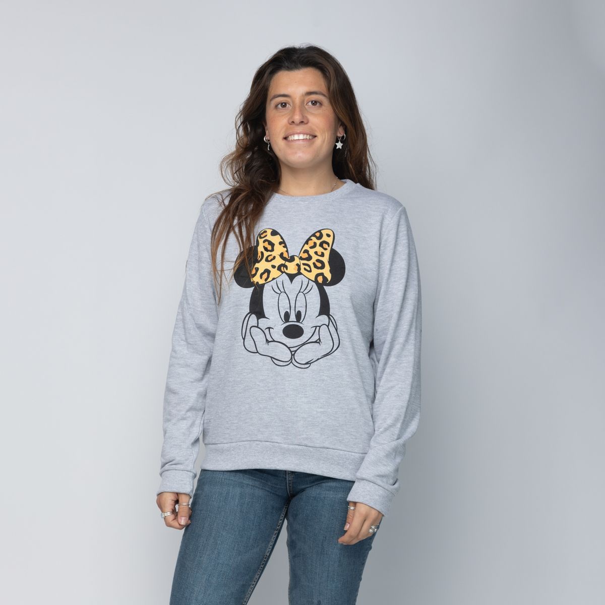 DISNEY - Poleron Cerrado Mujer Minnie Mirando Con Amor Disney Clasicos