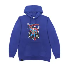 DC COMICS - Poleron Hombre Superman Azul