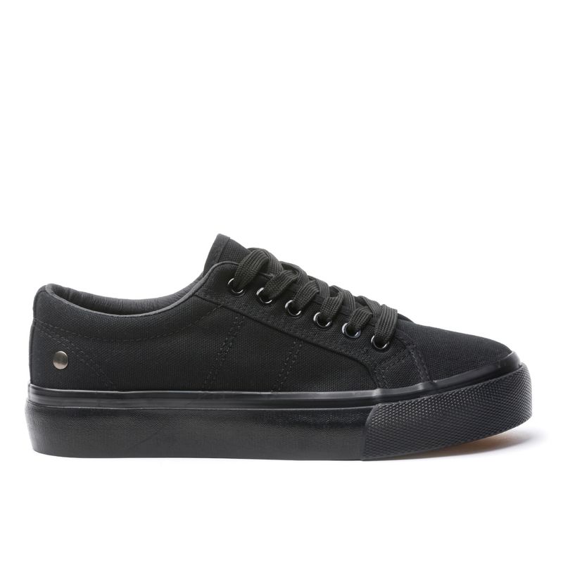 CHANCLETA - Zapatilla Mujer Negro Colomba Chancleta