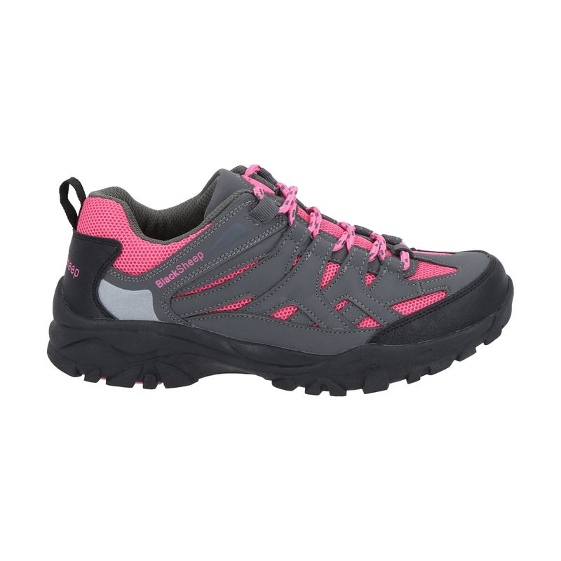 BLACKSHEEP - ZAPATILLA OUTDOOR BAJO GRIS-ROSA  BLACKSHEEP PUYEHUE