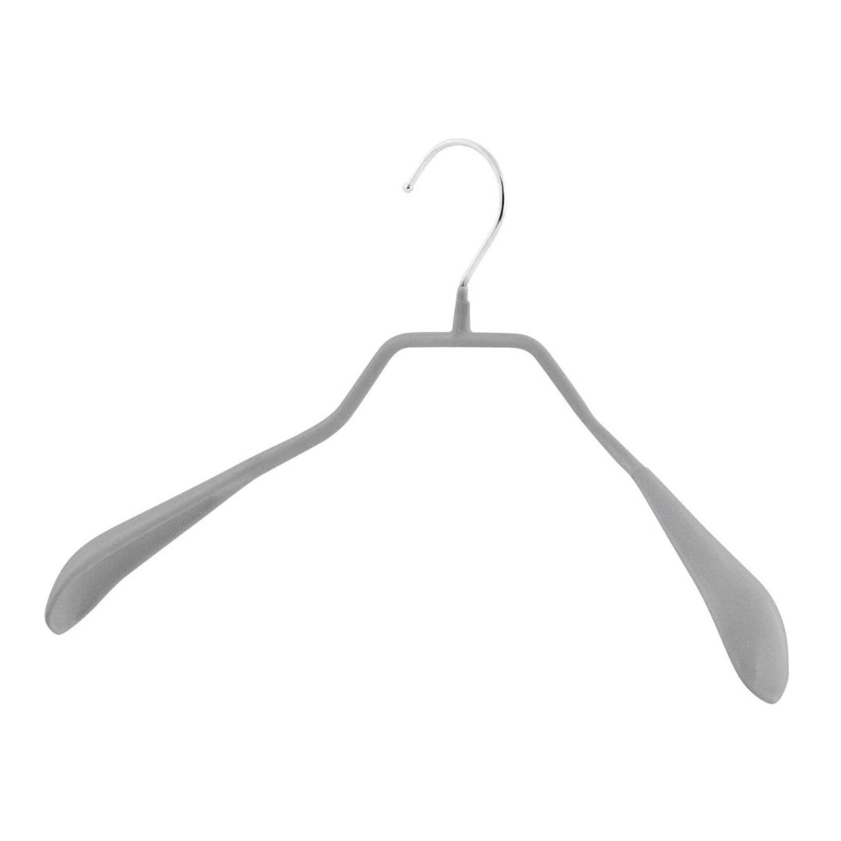 MAWA GMBH - Set de 5 colgadores Bodyform 46 cm color plateado