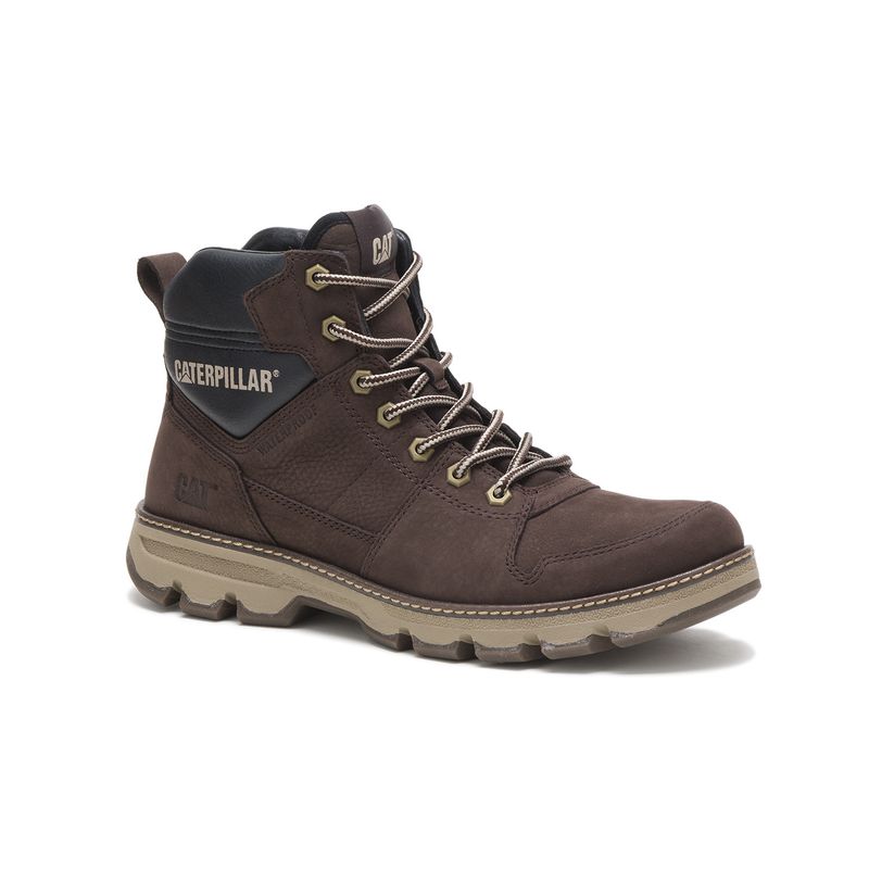 CAT - Botin Cuero Hombre Meridian Wp Café CAT