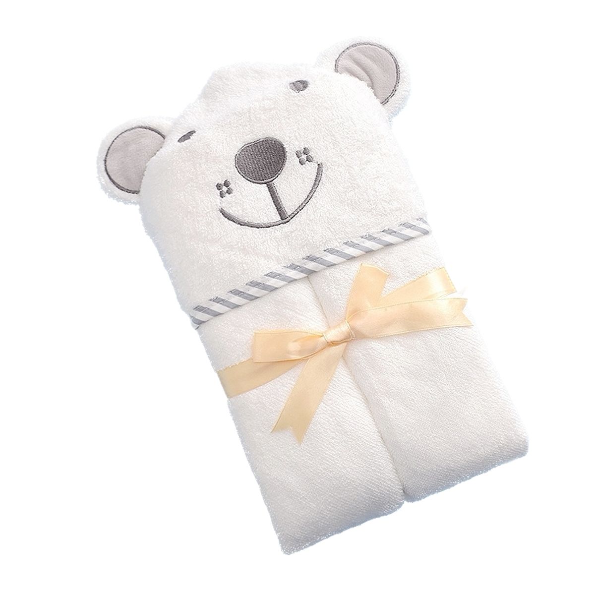 PELLITOS - TOALLA BEBÉ 100 BAMBOO ORGANICO 90X90 OSO