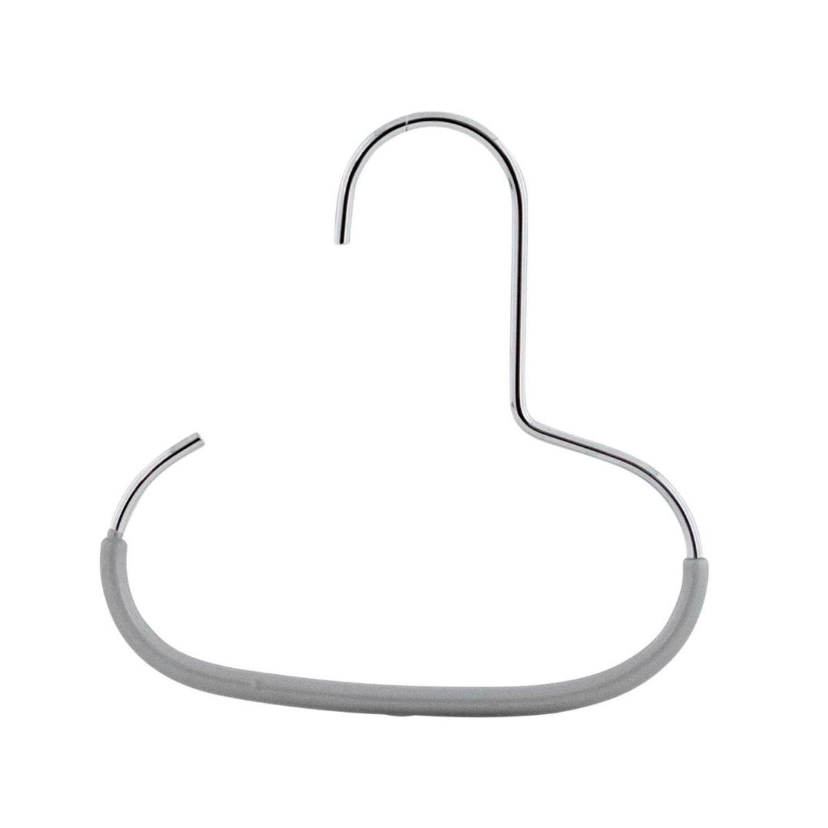 MAWA GMBH - Set de 2 colgadores plateados semi redondos para bufandas y collares.