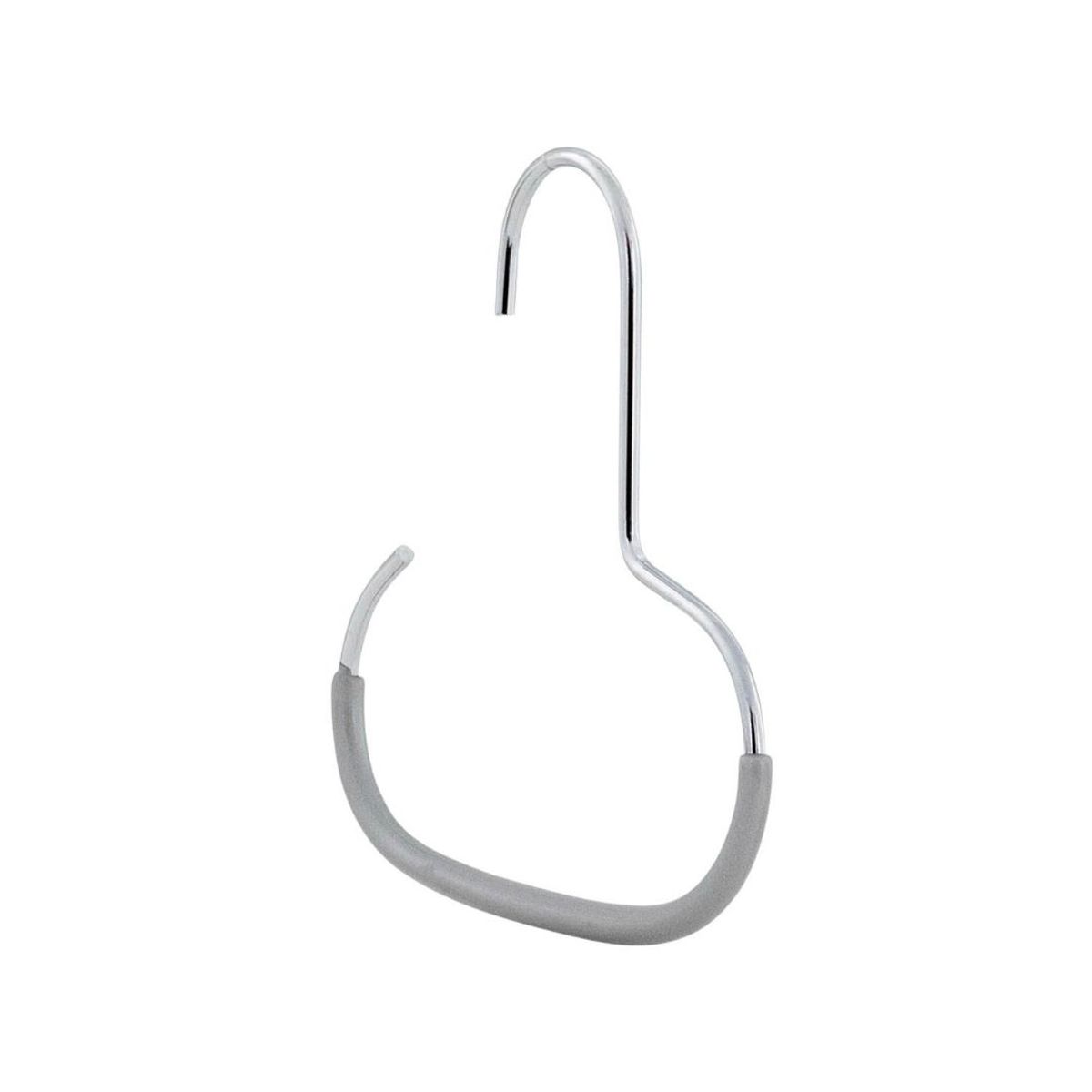 MAWA GMBH - Set de 2 colgadores plateados semi redondos para bufandas y collares.