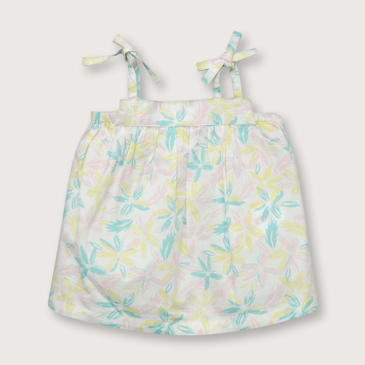 OPALINE - Blusa de niña cinta en tirantes rosada (recién nacido a 9 meses)