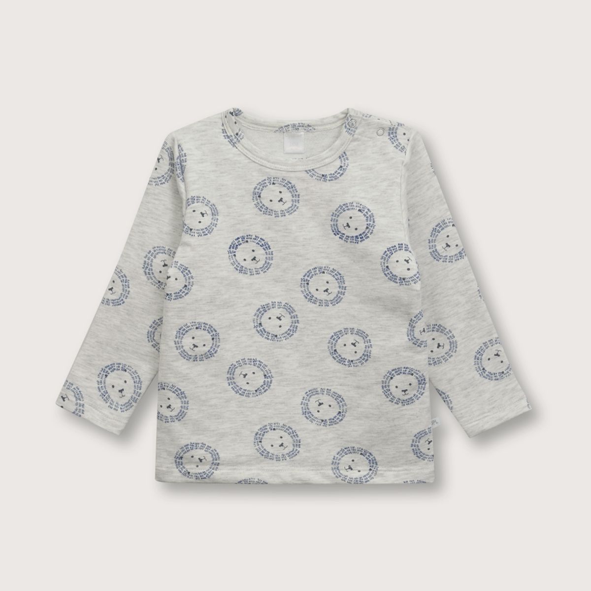 OPALINE - Pijama de niño león azul (6 meses a 4 años)