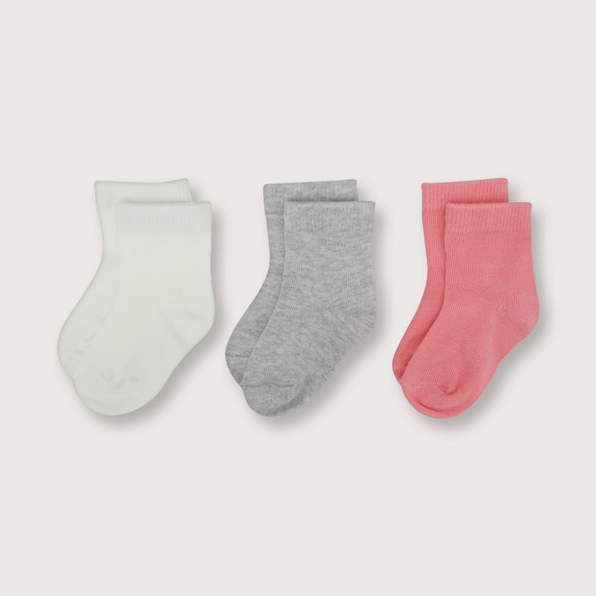 OPALINE - Calcetines de bebé niña básico fucsia (3 a 9 meses)