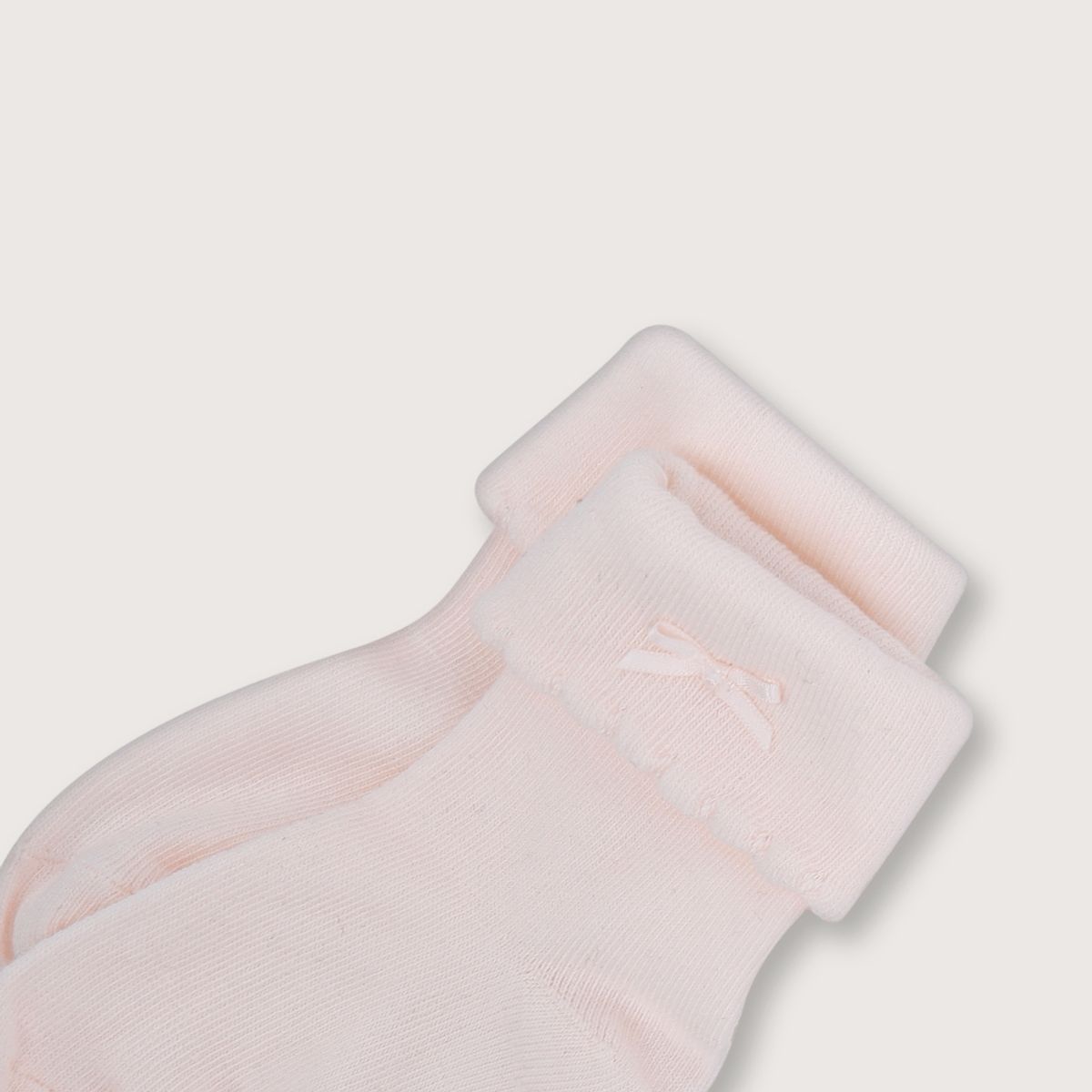 OPALINE - Calcetines de niña playa pack de 3 damasco (6 meses a 4 años)