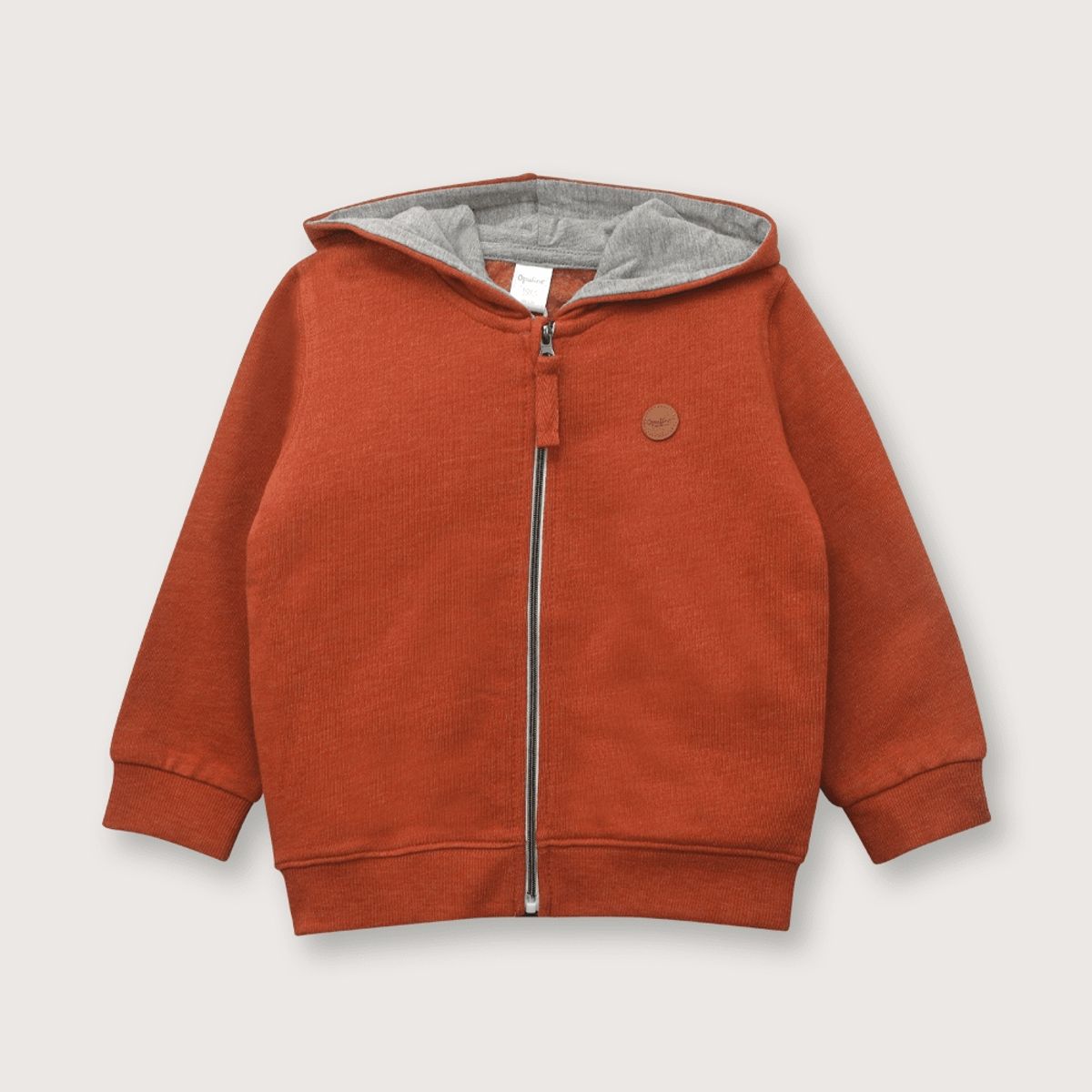 OPALINE - Polerón de niño esencial naranjo (06M a 4A)