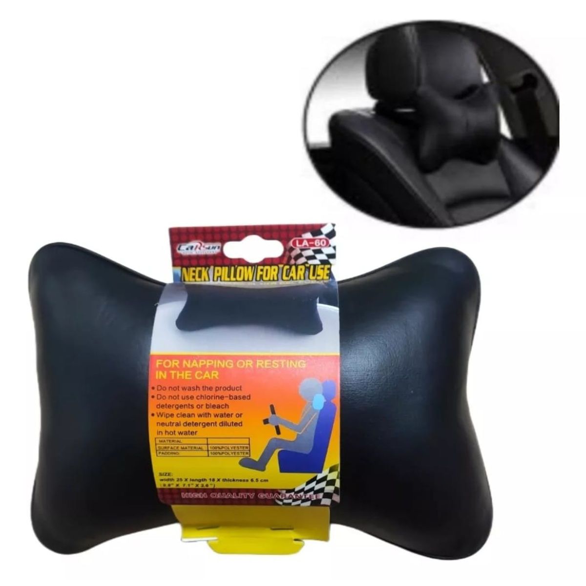 GENERICO - Reposa  Cojín Apoyo Cabeza Cuello Almohada De Auto