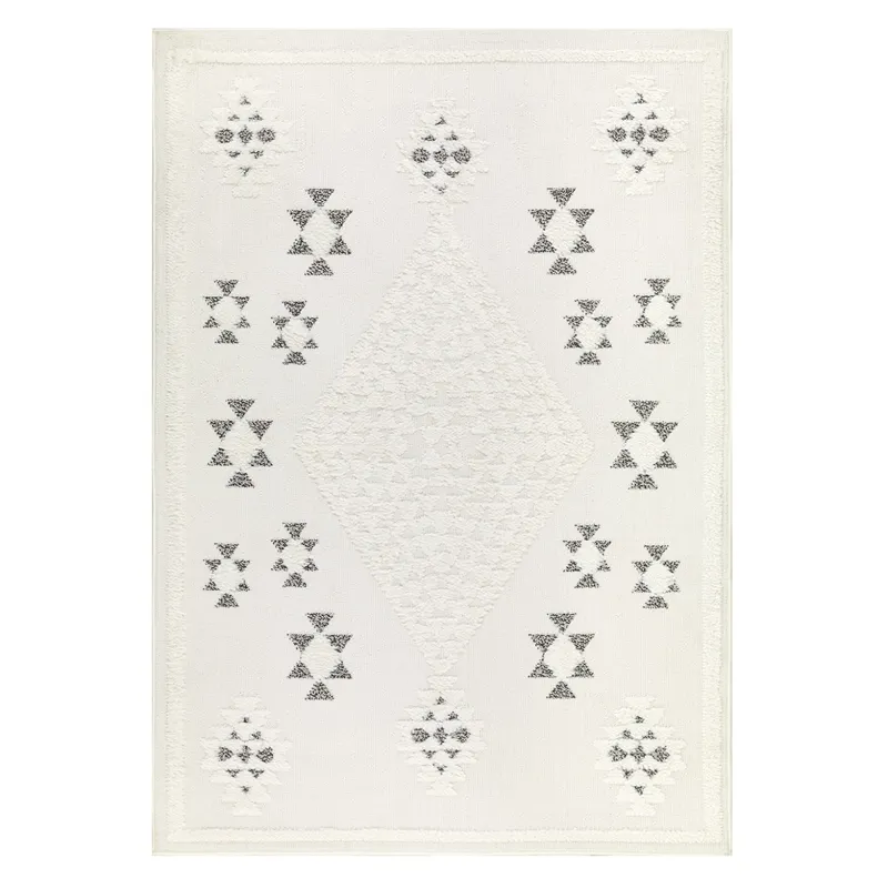 MODA ALFOMBRAS - Alfombra Palafito Blanca 200 x 290 cm
