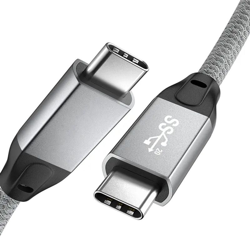 GENERICO - Cable Carga USB C a USB C  Carga rapida 100W  5A  2mts