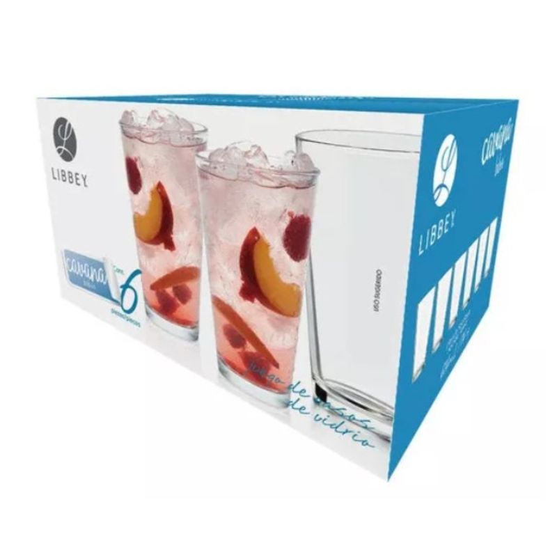 LIBBEY - SET 6 VASOS CAVANA ALTOS