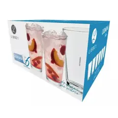LIBBEY - SET 6 VASOS CAVANA ALTOS