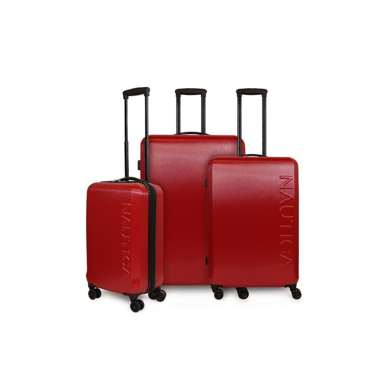 NAUTICA - Set 3 maletas Victory S+M+L roja NAUTICA