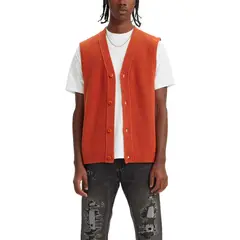 LEVIS - Chaleco Hombre Rincon Button Down Vest Rojo