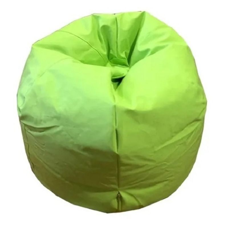REHUCE - Puff Pera XL Verde Cuerina Premium