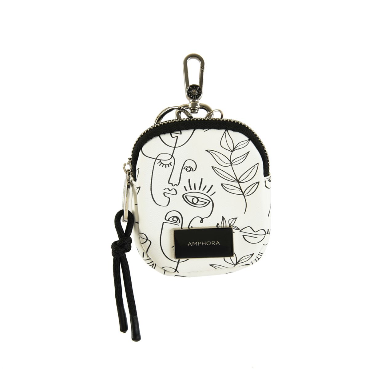 AMPHORA - Hanging monedero picasso blanco
