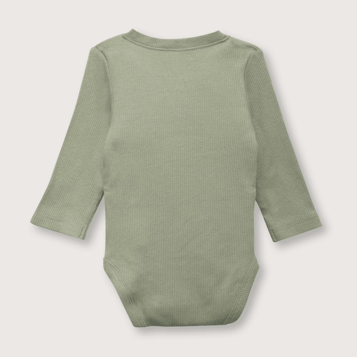 OPALINE - Body orgánico oliva (recién nacido a 9 meses)