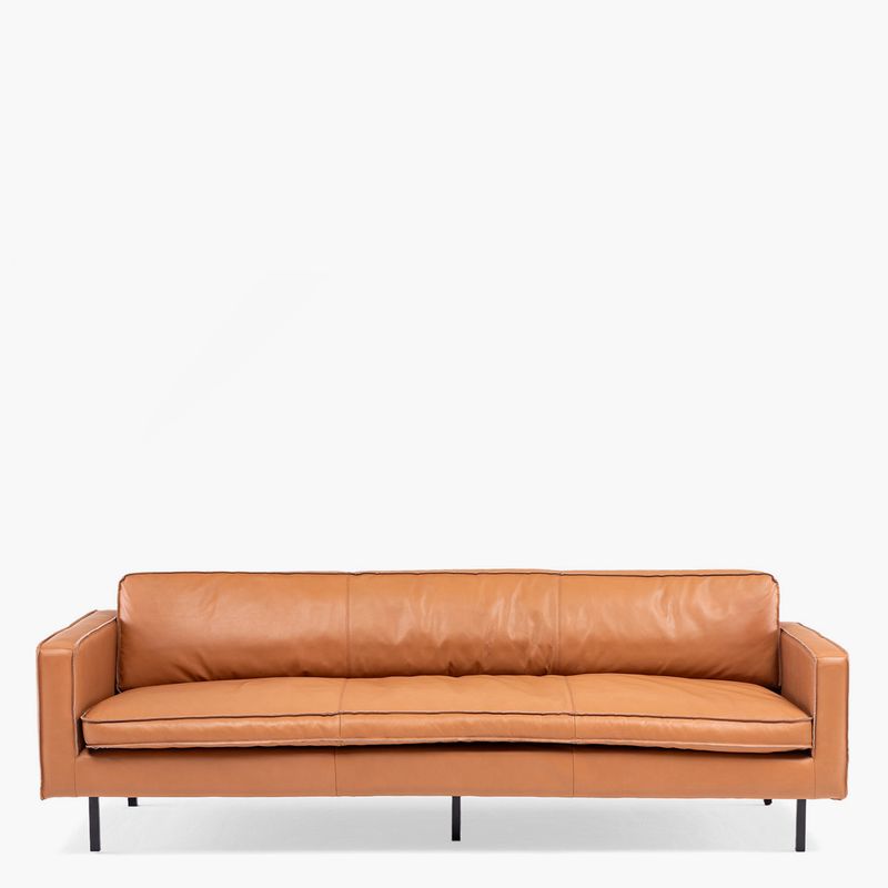 FORM DESIGN - Sofa 3C Sinatra Cuero Cognac Form