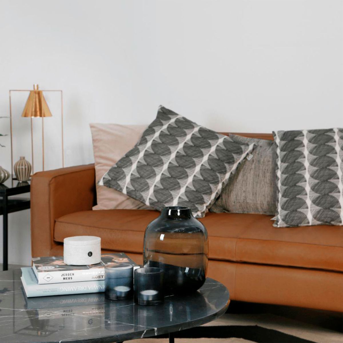 FORM DESIGN - Sofa 3C Sinatra Cuero Café Form