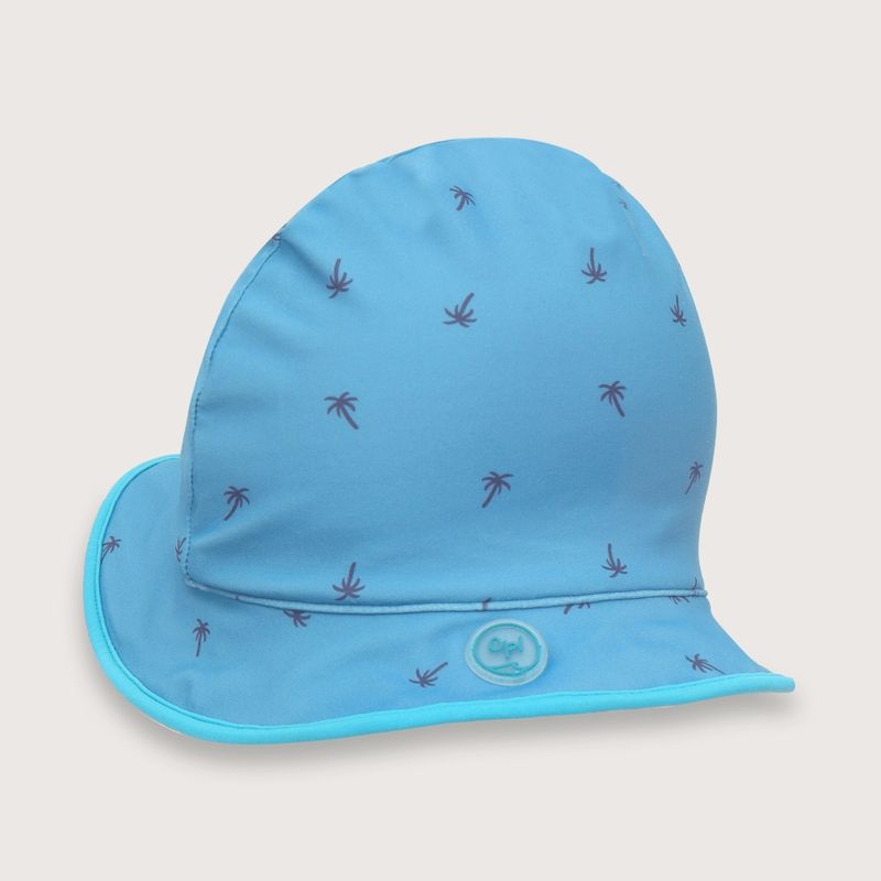 OPALINE - Gorro de niño playa protección UV turquesa