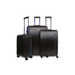 NAUTICA - Set 3 maletas Victory S+M+L negra