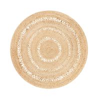 Alfombra Yute Oasis 120 Diam Crudo Form