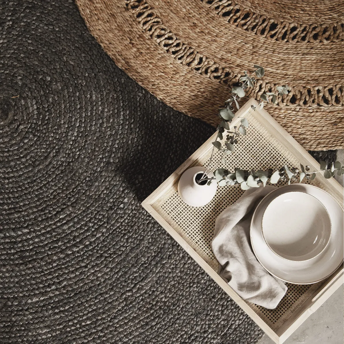 FORM DESIGN - Alfombra Yute Oasis 120 Diam Crudo Form