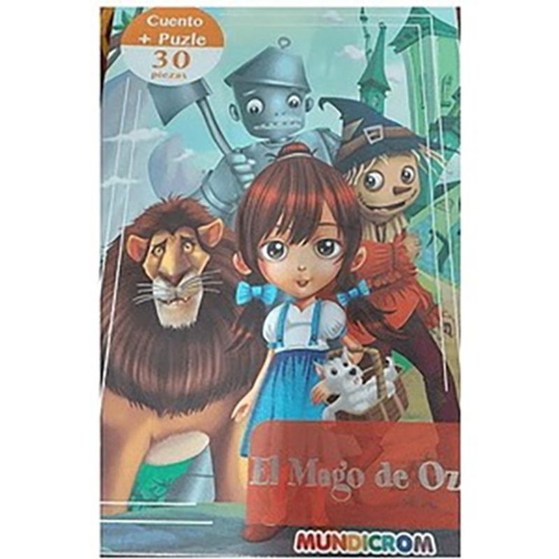 ANTARTICA LIBROS - El Mago De Oz (Cuento + Puzzle 30 Piezas)