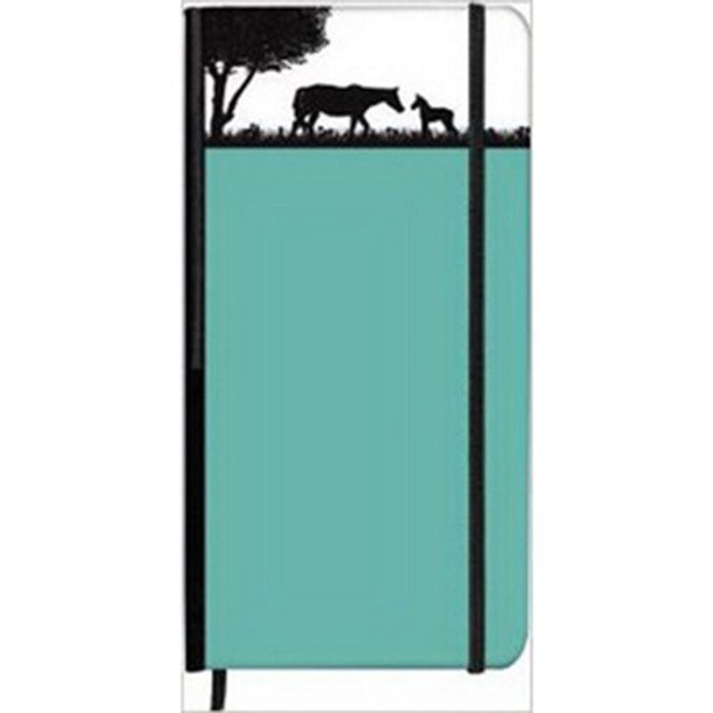 ANTARTICA LIBROS - Libreta Horses (Green Slim Notebook 9X18Cm)