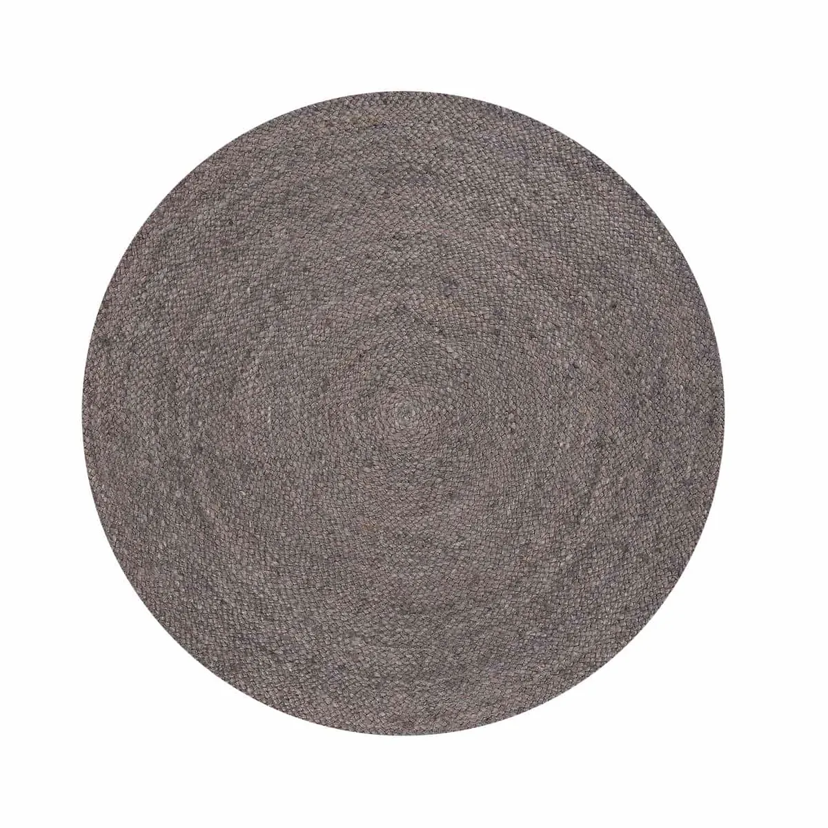 FORM DESIGN - Alfombra redonda Yute Gobi Gris Oscuro Form