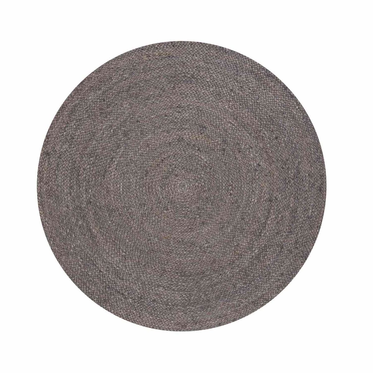 FORM DESIGN - Alfombra redonda Yute Gobi Gris Oscuro Form