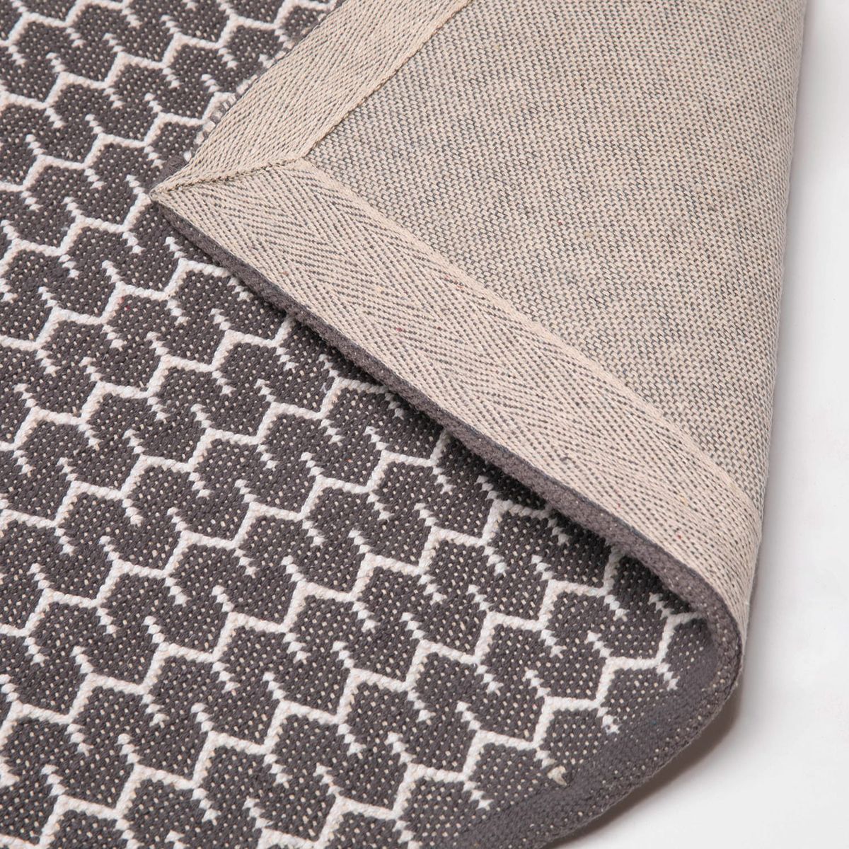 FORM DESIGN - Alfombra Algodon Honig 170x240 Gris Oscuro Form