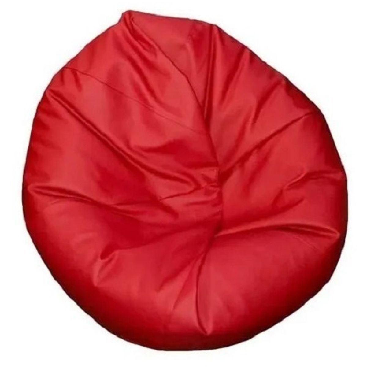 REHUCE - Puff eco cuero premium tamaño XL Rojo